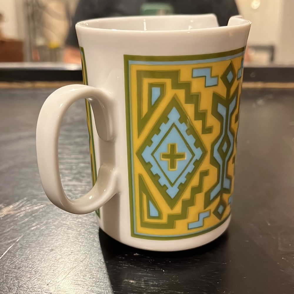 💙⭐️Wyndham Casuals “La Concha” Native American Style Design Japan Creamer💙⭐️ - Picture 4 of 6